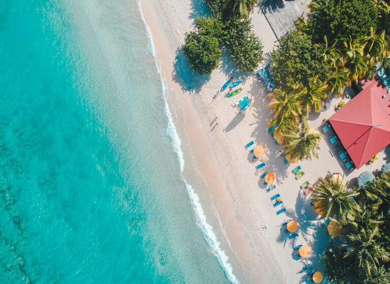 picture of a blue ocean beach